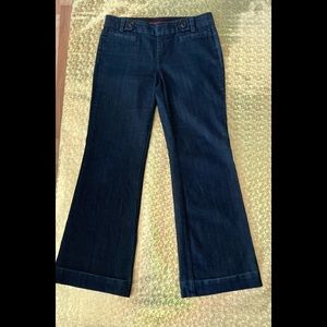 BANANA REPUBLIC WOMENS BLUE FLARE LEG JEANS/DENIM SIZE 29/8